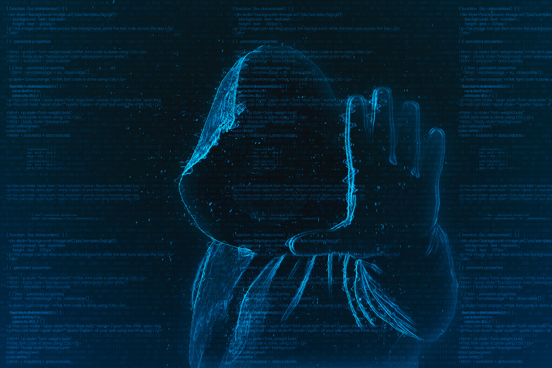 hacker attack, Cyber security concept